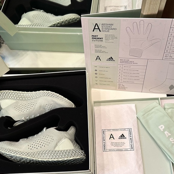 Adidas-The Daniel Arsham Futurecraft 4D Sneakers - Picture 3 of 16